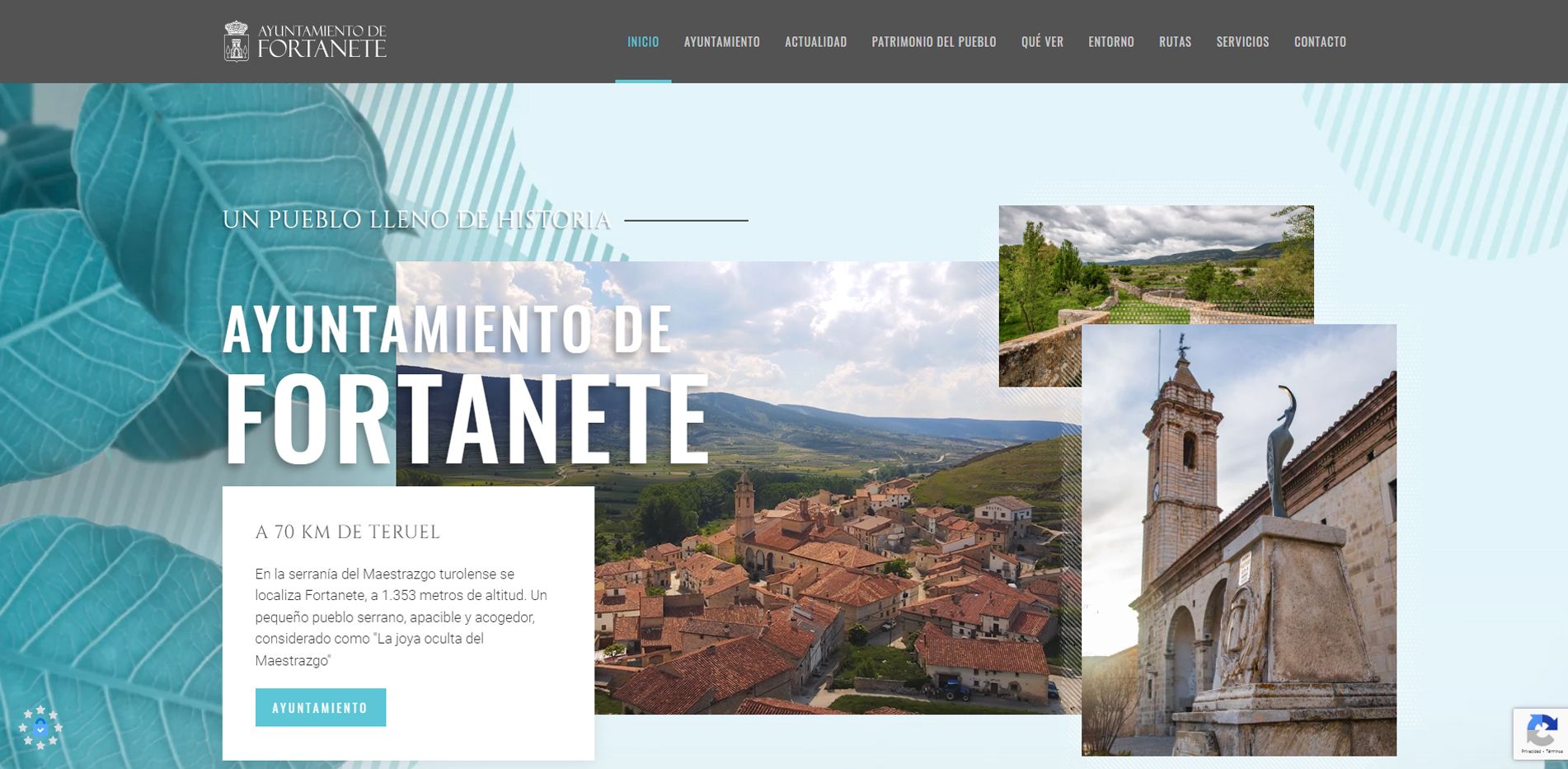 Diseño web Zaragoza - Ayuntamiento de Fortanete