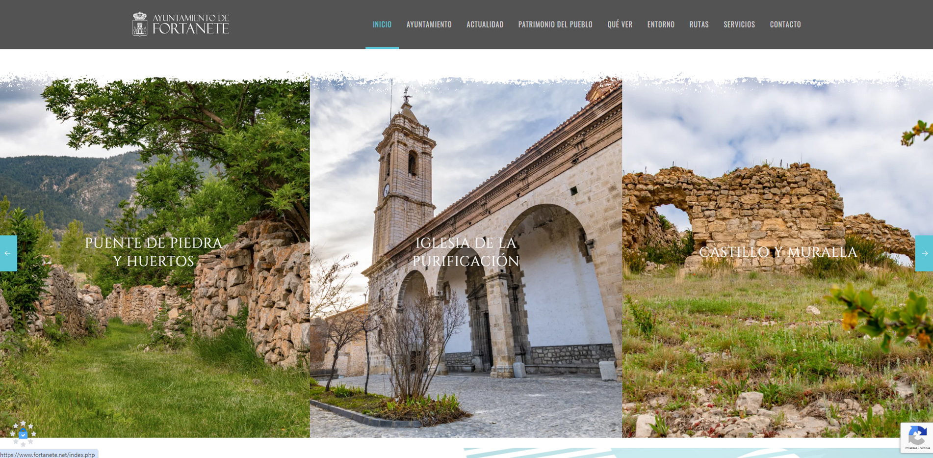 Diseño web Zaragoza - Ayuntamiento de Fortanete