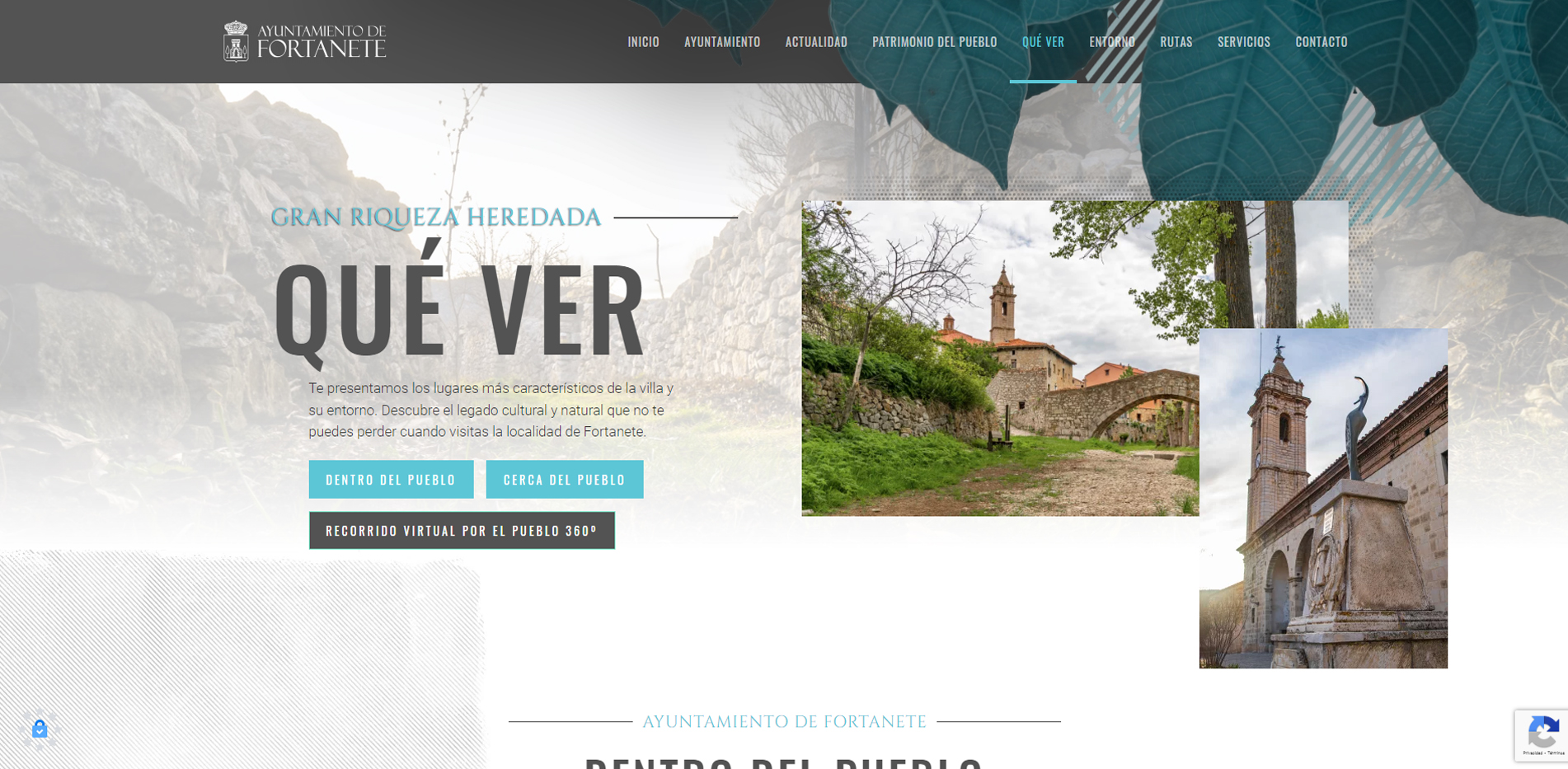 Diseño web Zaragoza - Ayuntamiento de Fortanete