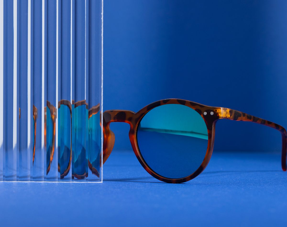 imagen de gafa en set de estudio