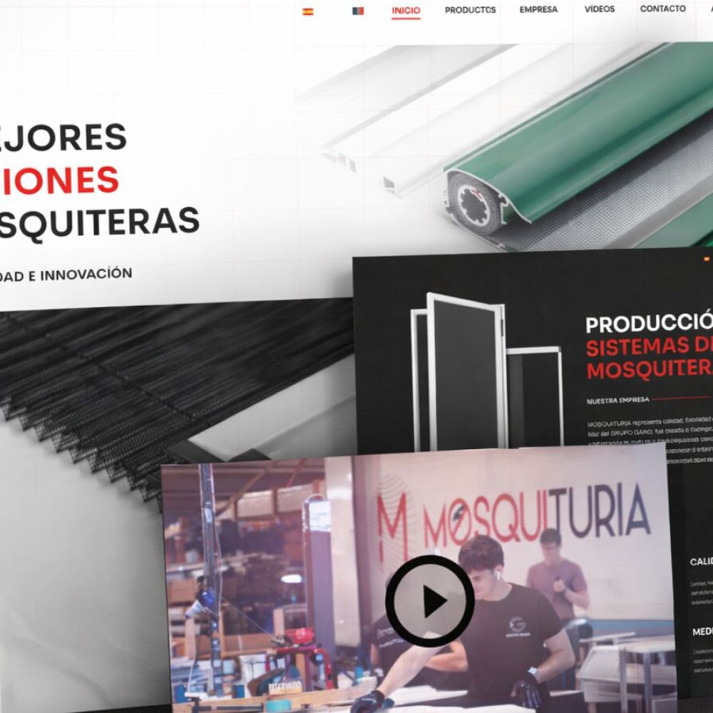 diseño web industrial