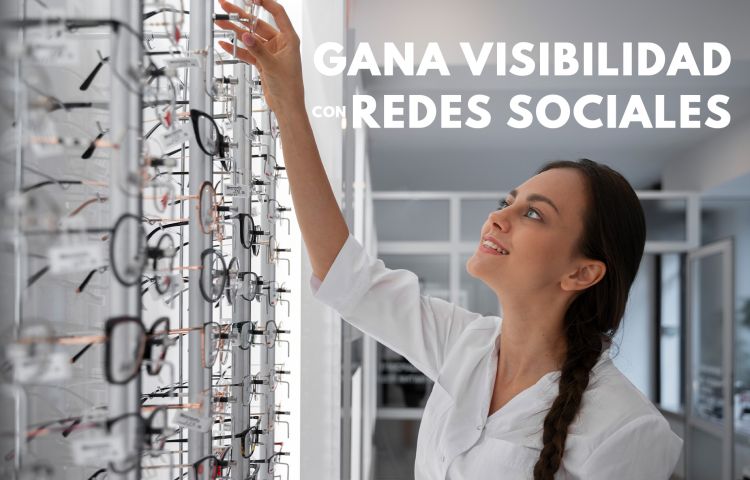 imagen profesional vendiendo gafas